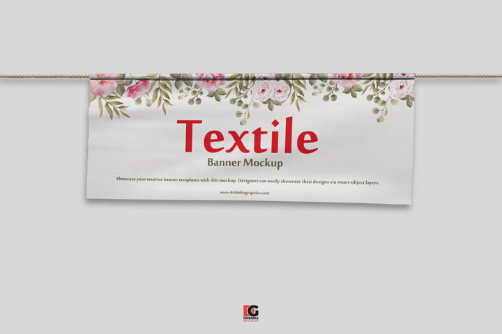 Textile Banner – Free Mockup