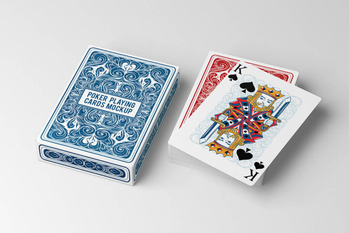 Poker Playing Cards – Free Mockup
