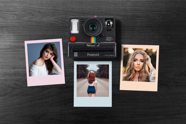 Polaroid Photo Collage – Free Mockup