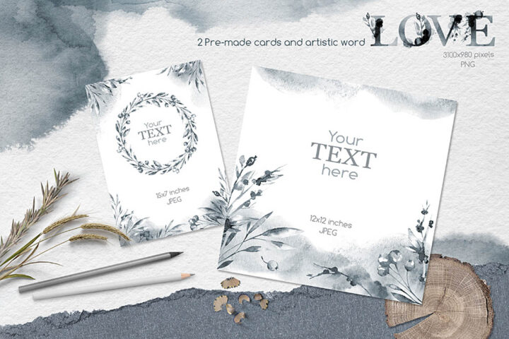 Free Watercolor Invitation Card