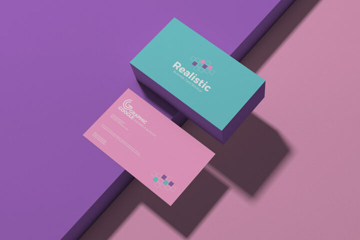 Realistic Business Card – Free Mockup