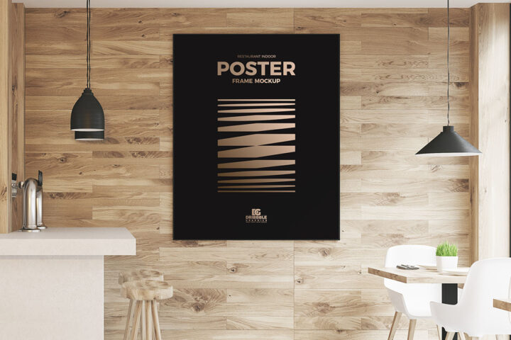 Restaurant Indoor Poster – Free Mockup