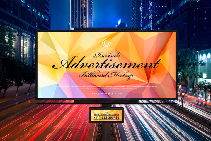 Roadside Outdoor Ad – Free Mockup