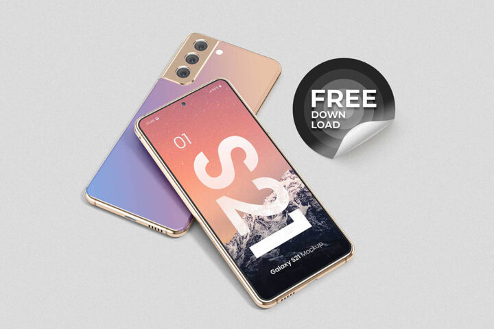 Galaxy S21 Smartphone – Free Mockup