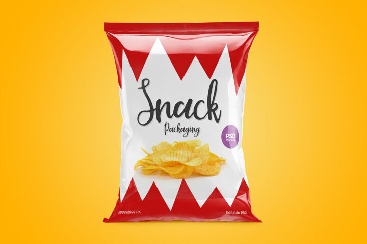 Snack Package – Free Mockup