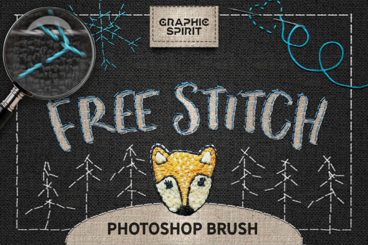 Free Stitch Photoshop Brush