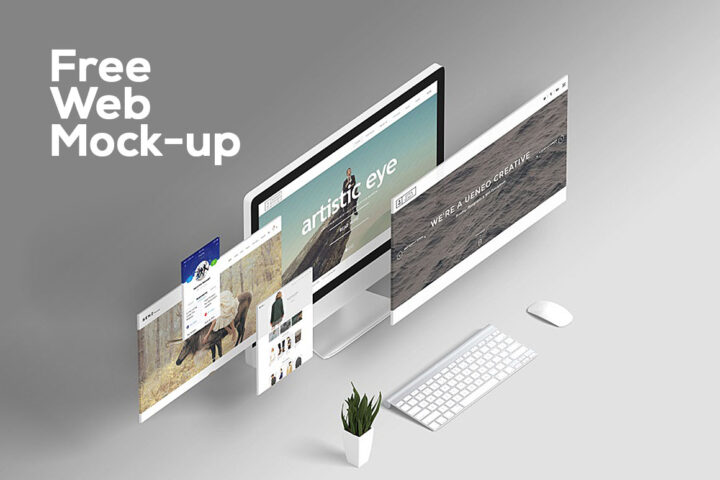 Free Web Presentation Mockup