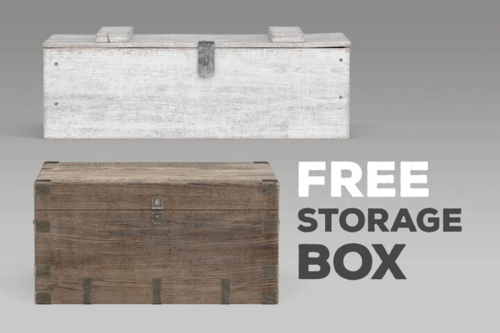 Free Storage Box 3D Objects