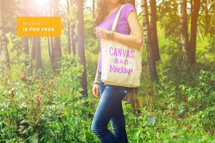 Canvas Bag Free Mockup