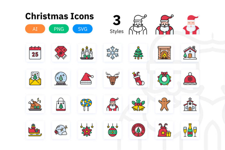 Free Christmas Vector Icons