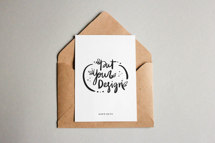 Free Postcard Mockup