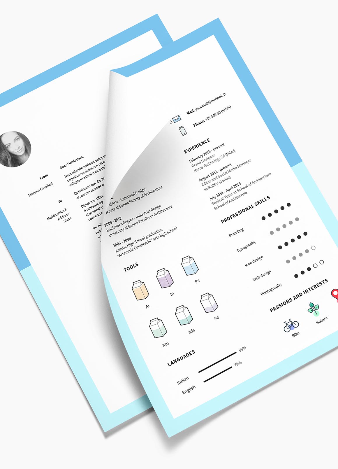 Free InDesign CV Template Dealjumbo Free InDesign CV Template Dealjumbo