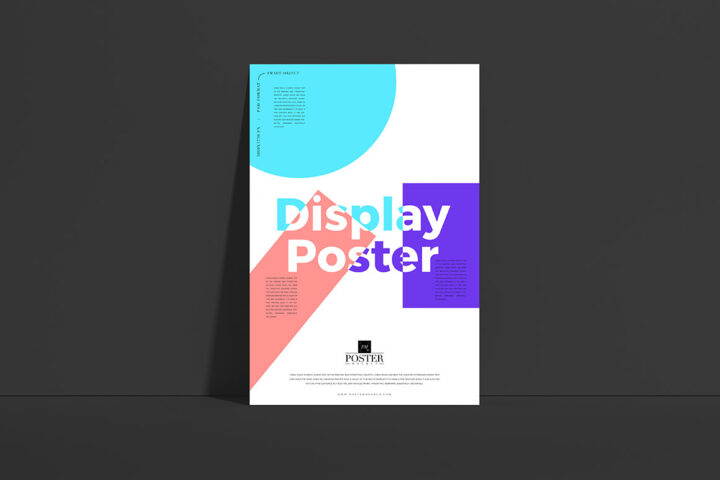 Front View Poster – Free Mockup