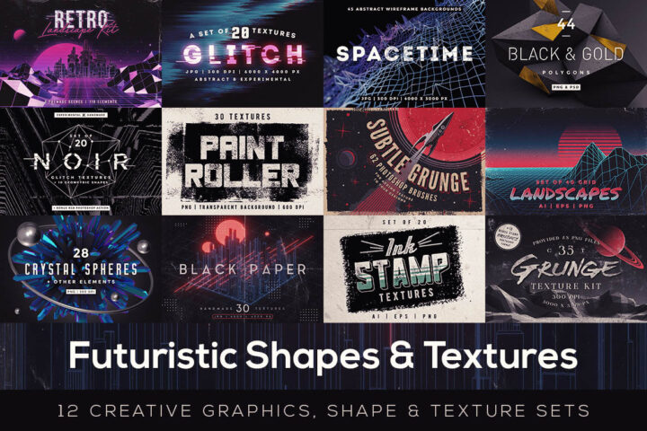 Futuristic Shapes & Textures