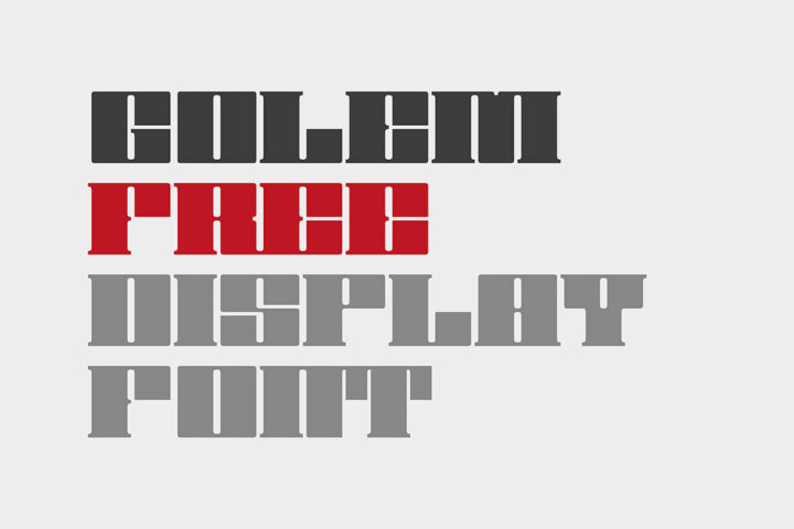Golem – Free Font