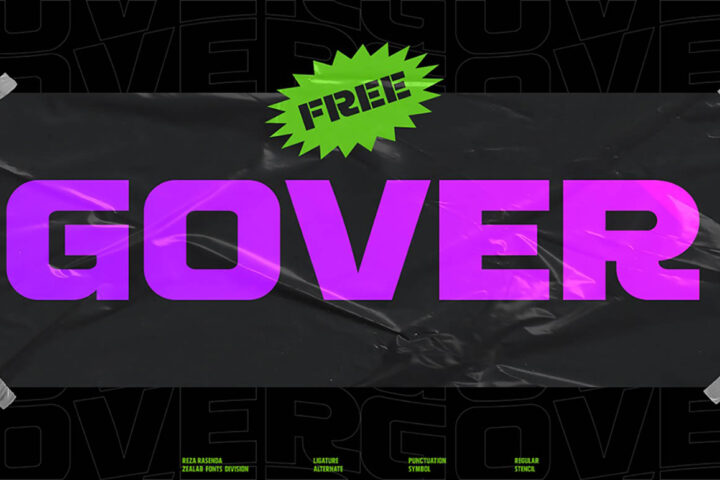 Gover – Free Font