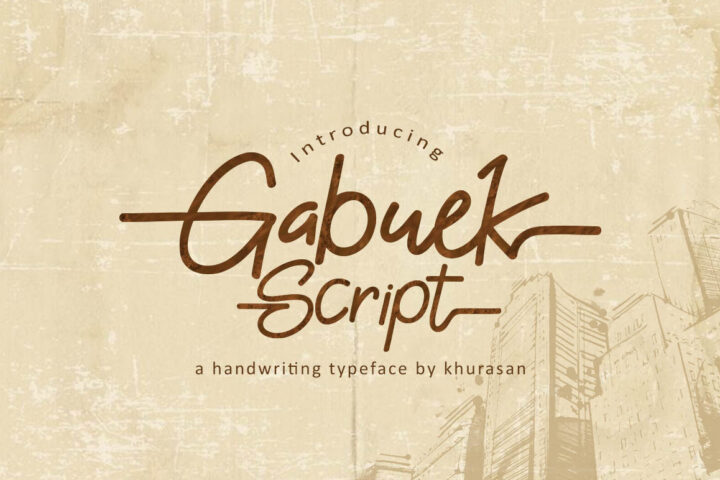 Gabuek Script – Free Font