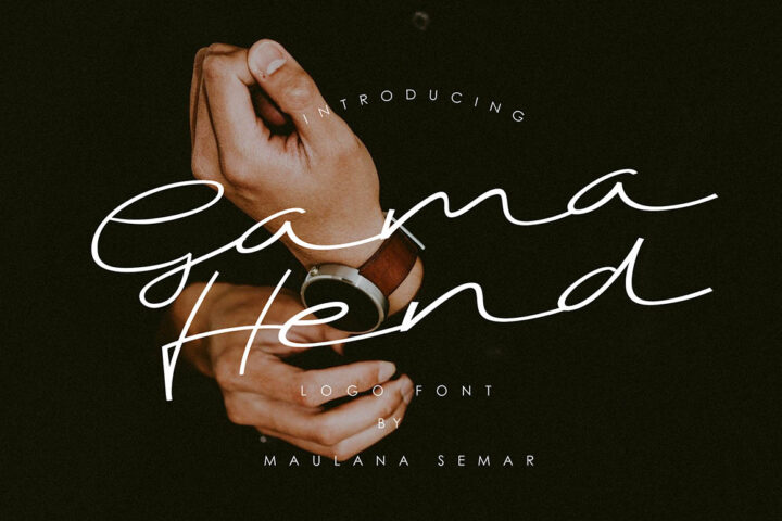 Gama Hend – Free Font