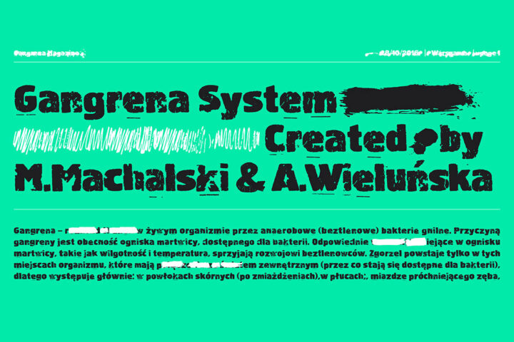 Gangrena Grunge Font