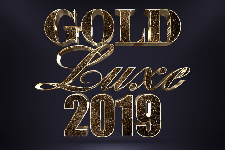 Glitter Gold – Free 3D Text Effect