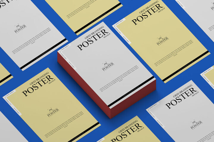 Grid Posters – Free Mockup