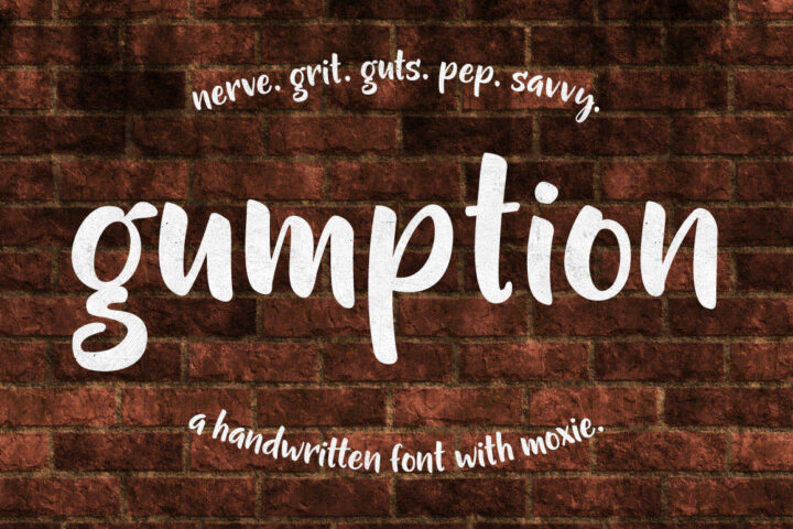Gumption – Free Font
