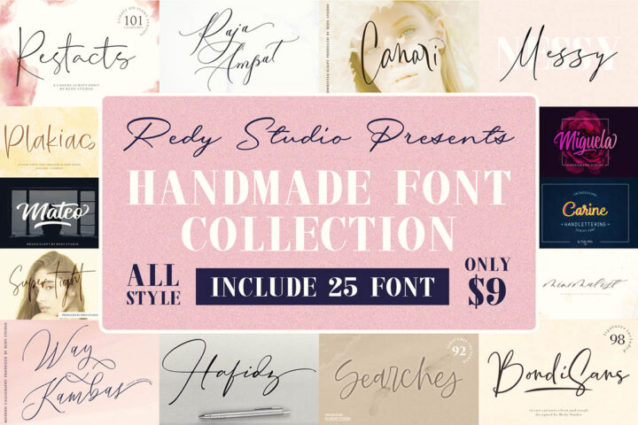 Handmade Fonts Collection