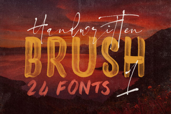 Handwritten Brush Fonts 1