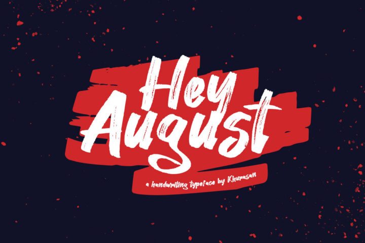 Hey August – Free Font
