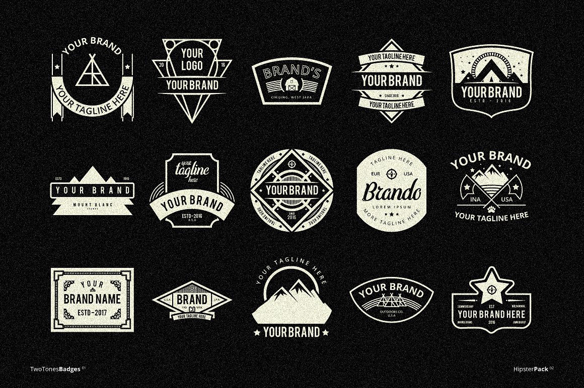 Vintage Logo & Badge Toolkit - Dealjumbo