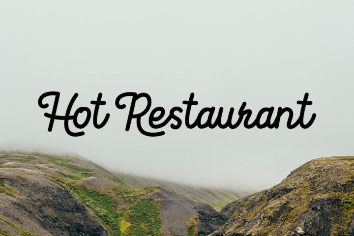 Hot Restaurant – Free Font