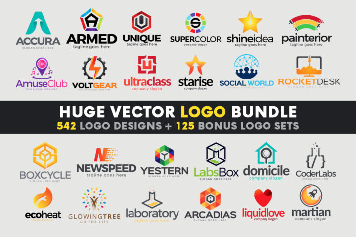 Huge Vector Logo Bundle