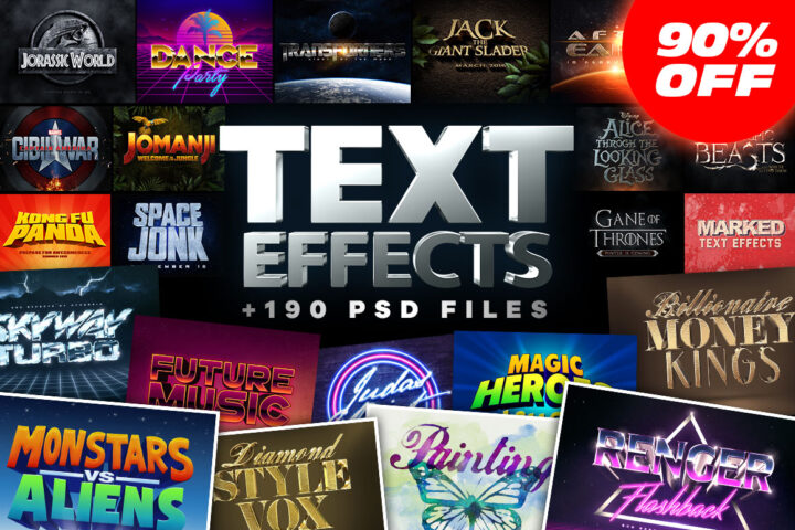 Huge Text Effects Bundle