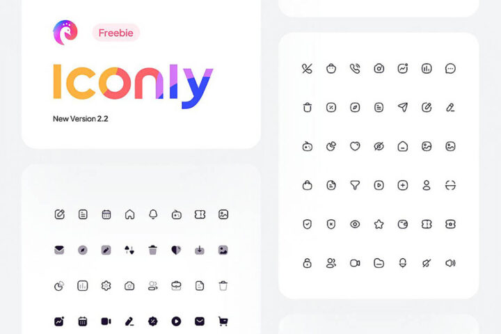 Iconly 600 Essential – Free Icons