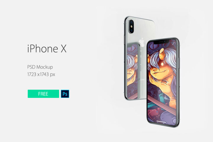 Cool iPhone X – Free Mockup