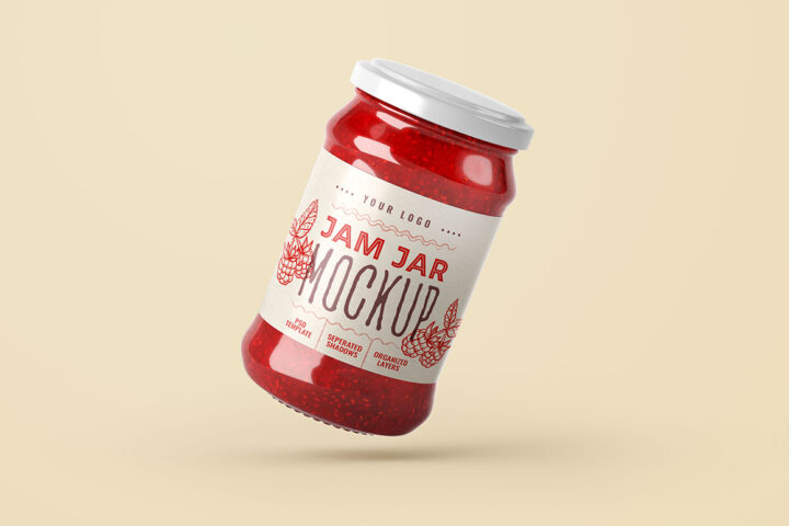 Jam Jar – Free Mockup