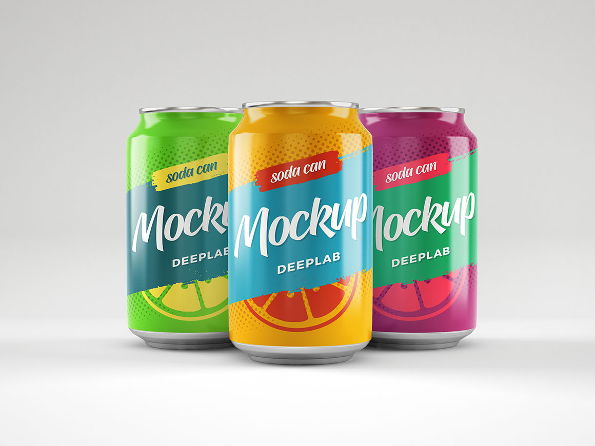 Small Soda Can Free Mockup Dealjumbo   Juice Soda Can Mockup 07 