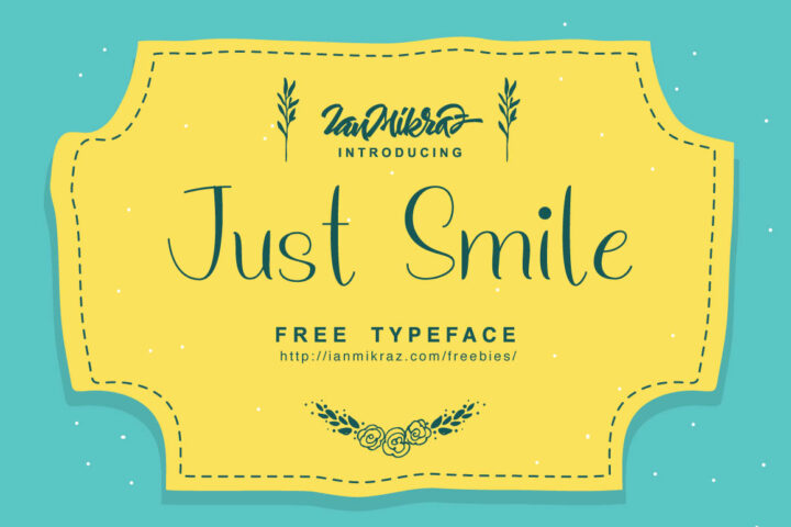 Just Smile – Free Font