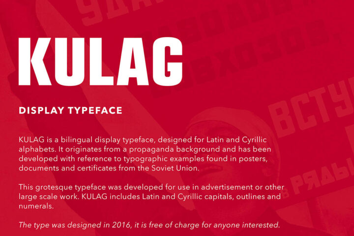 Kulag – Free Font
