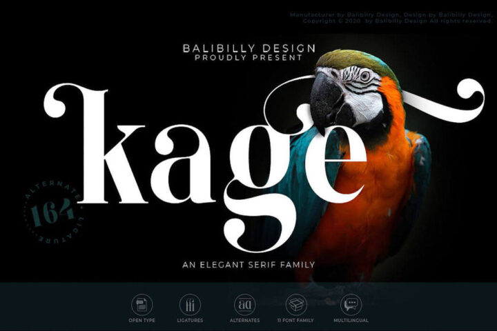 Kage Black – Free Font