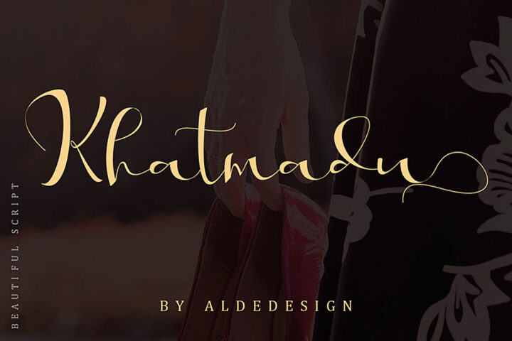 Khatmadu Script – Free Font