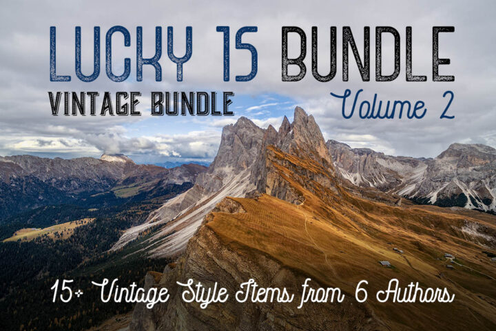 Lucky 15 Bundle vol.2 – 15+ Vintage Bundle