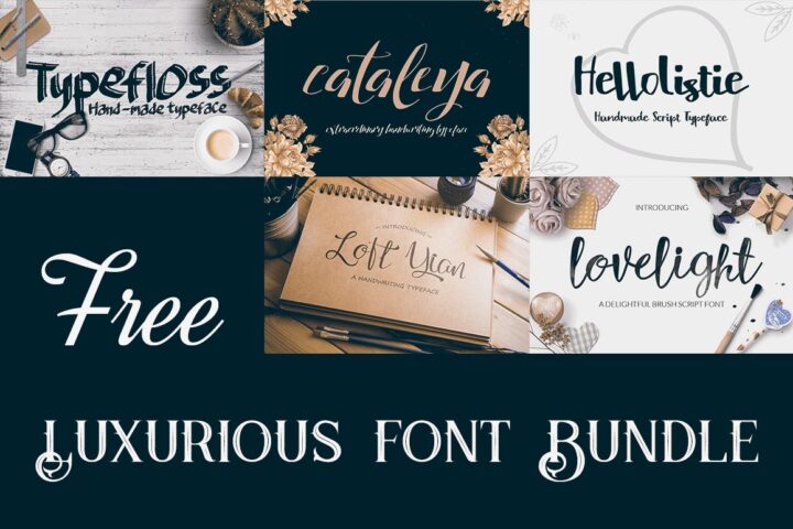 Luxurious Font Bundle Lite