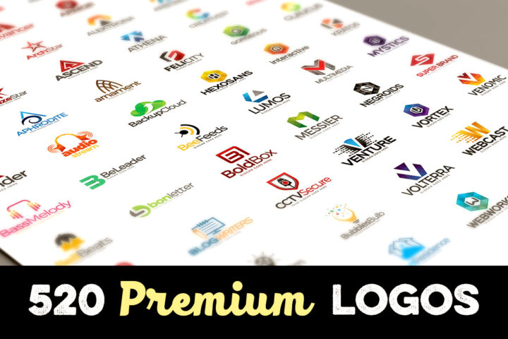 520 Professional Logo Templates