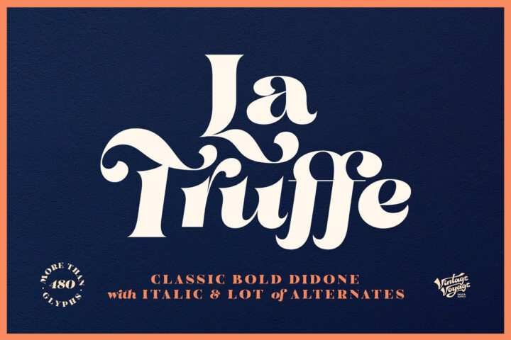 La Truffe – Stylish Didone Font