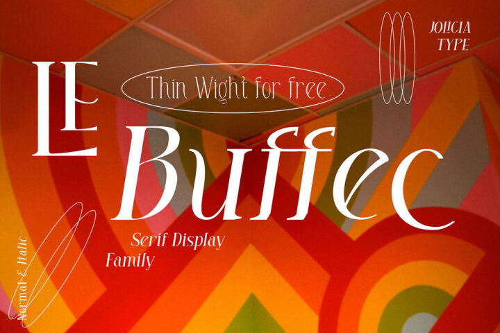 Le Buffec Thin – Free Font