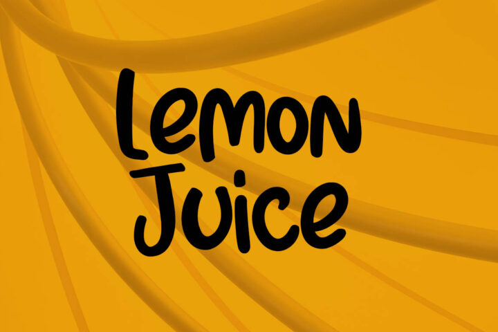 Lemon Juice – Free Font