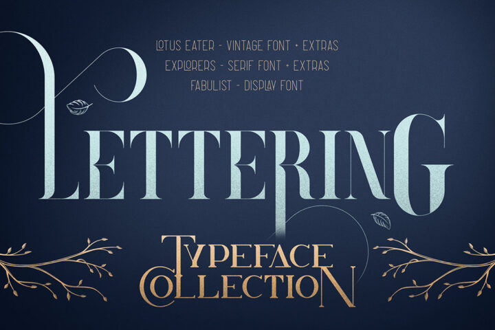 Lettering Typeface Collection