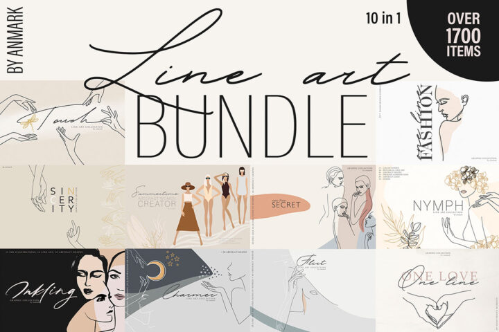 Modern Line Art Bundle