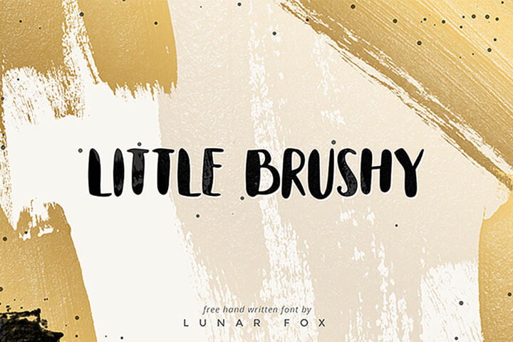 Little Brushy – Free Font